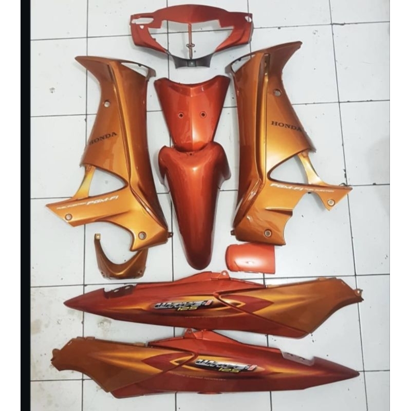 Cover body halus full set supra wave full orenn honda supra 125 old wave thailnd