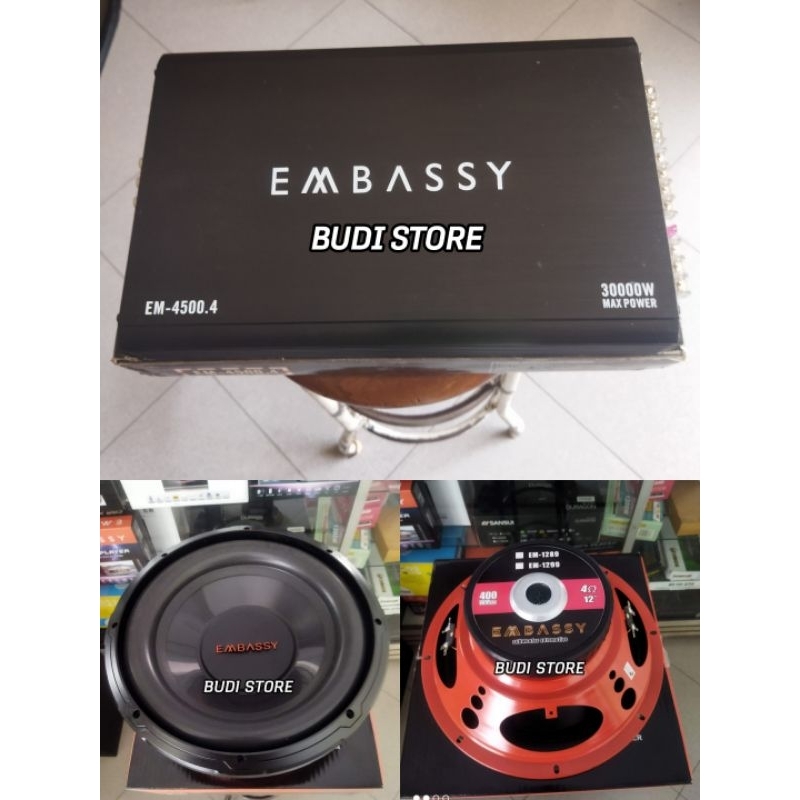 paket power dan subwoofer Embassy