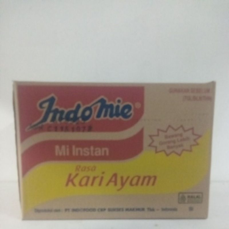 

indomie Kari Ayam 1 Box isi 40 pcs