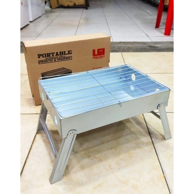 Pemanggang Portable LGI model segi berkaki