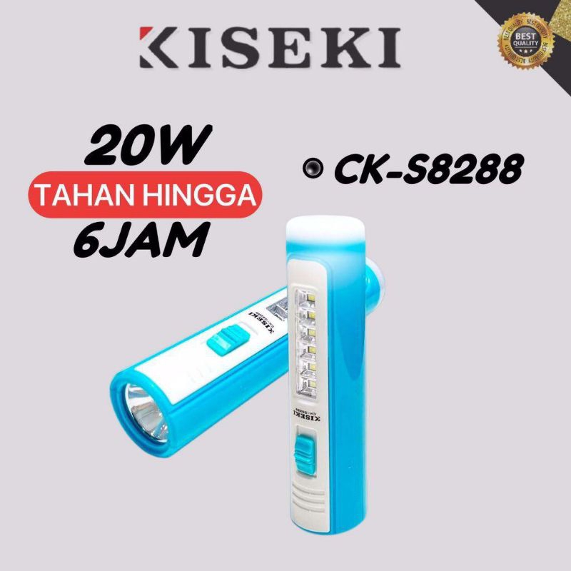 Kiseki Senter CK-S8288 Senter Tangan Rechargeble Emergency Led Light Super Bright