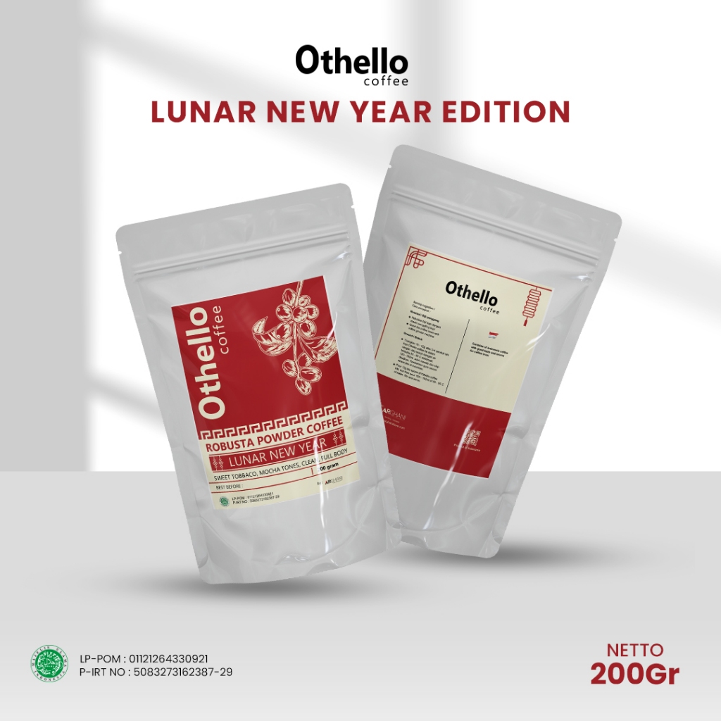 

OTHELLO Coffe Kopi Robusta powder Spesial Imlek 200gr