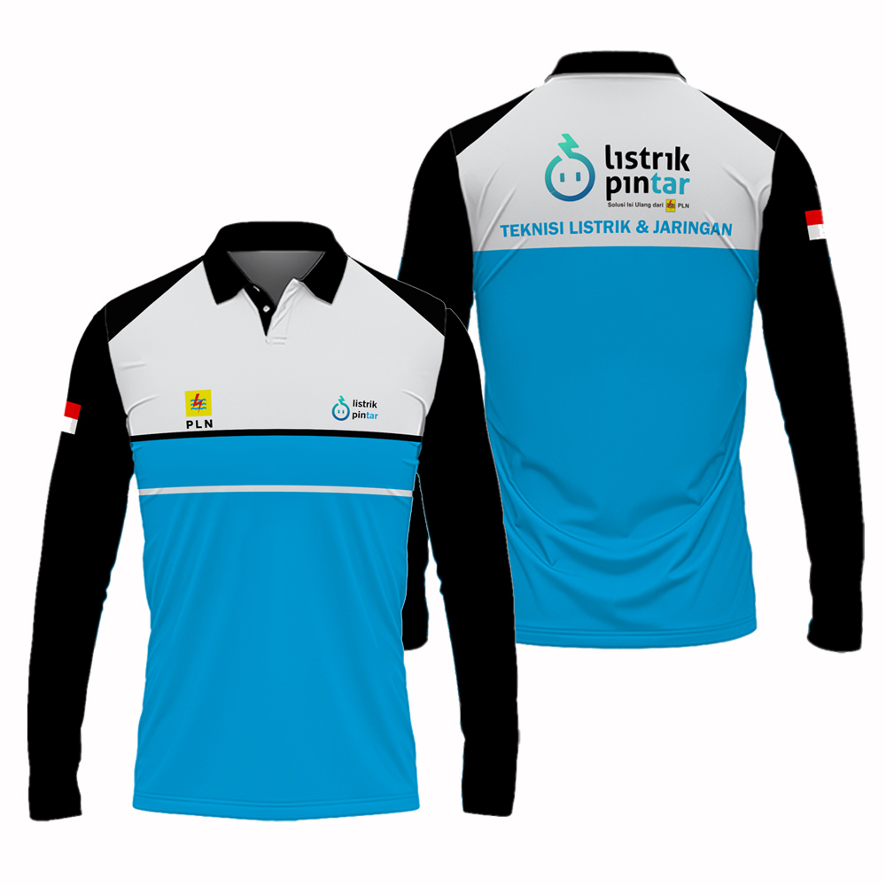 Kaos Baju T-Shirt PLN INDONESIA | Baju PLN | Jersey PLN | Kaos PLN Perusahaan Listrik Negara