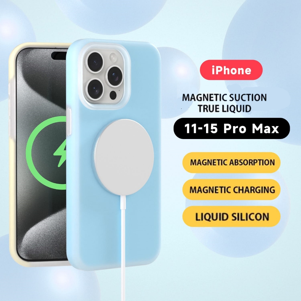 Softcase Silikon Magsafe Silica Jelly For IP 11 Pro Max - Kesing IP 11 Pro Max - Case Handphone IP 1