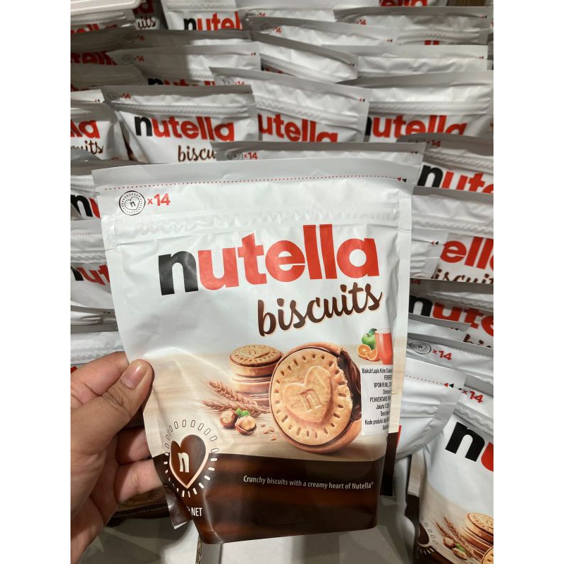 

NUTELLA BISCUITS POUCH 193 Gram | ISI 14 PCS BISKUIT | PRODUCT OF ITALY