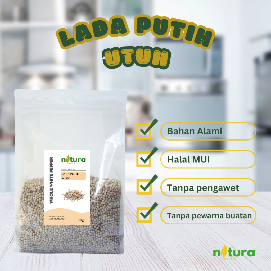 

Natura Golden Lada Putih Utuh
