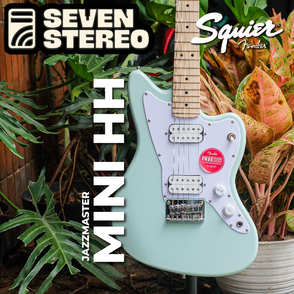 Squier Mini Jazzmaster HH Surf Green