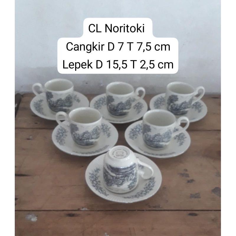 Cangkir Lepek Noritoki Royal Japan