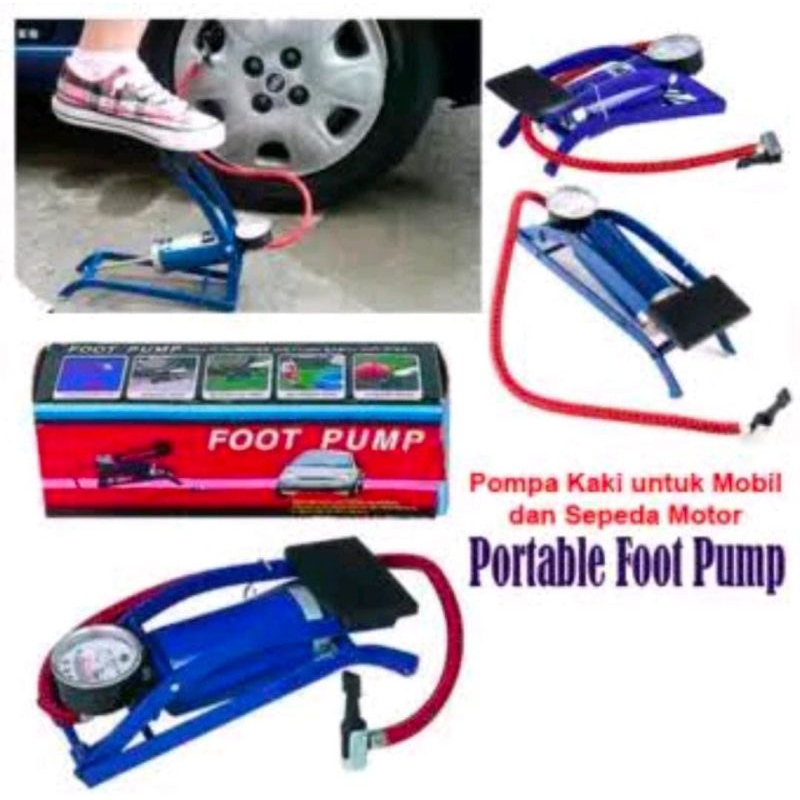 Pompa Angin Injak Kaki / Foot Pump Portable
