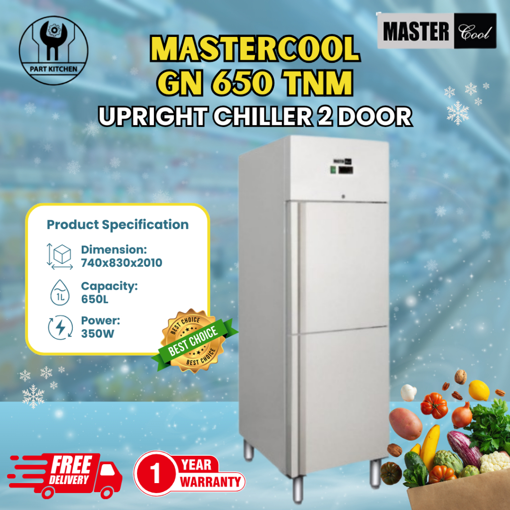 Chiller 2 Pintu Mastercool Upright Chiller 2 Doors GN 650 TNM