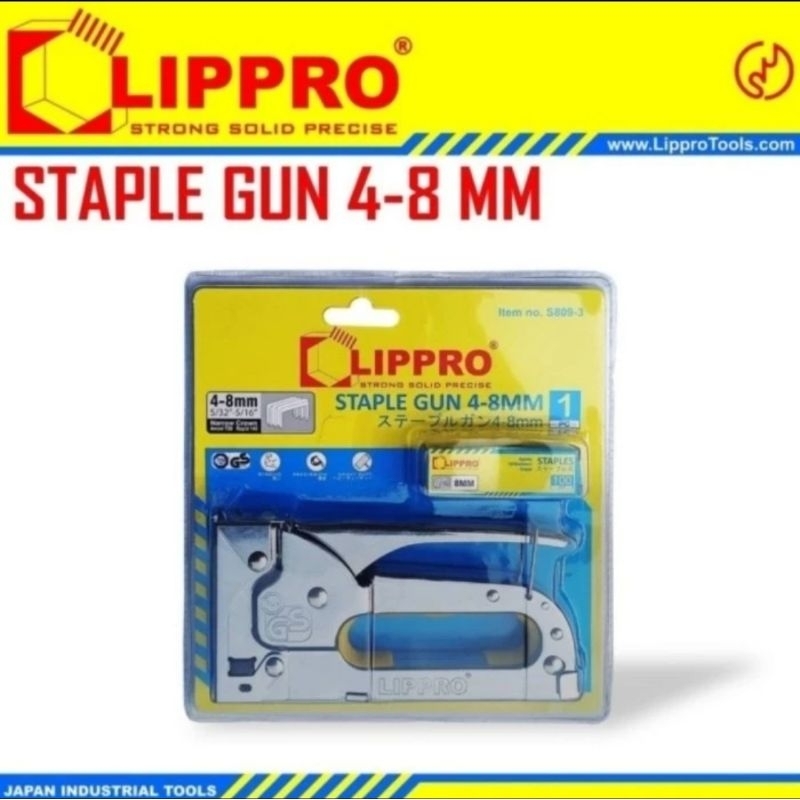 

Stapler Tangan LIPPRO S809-2 R23 Hand gun tacker stapler tembak jok