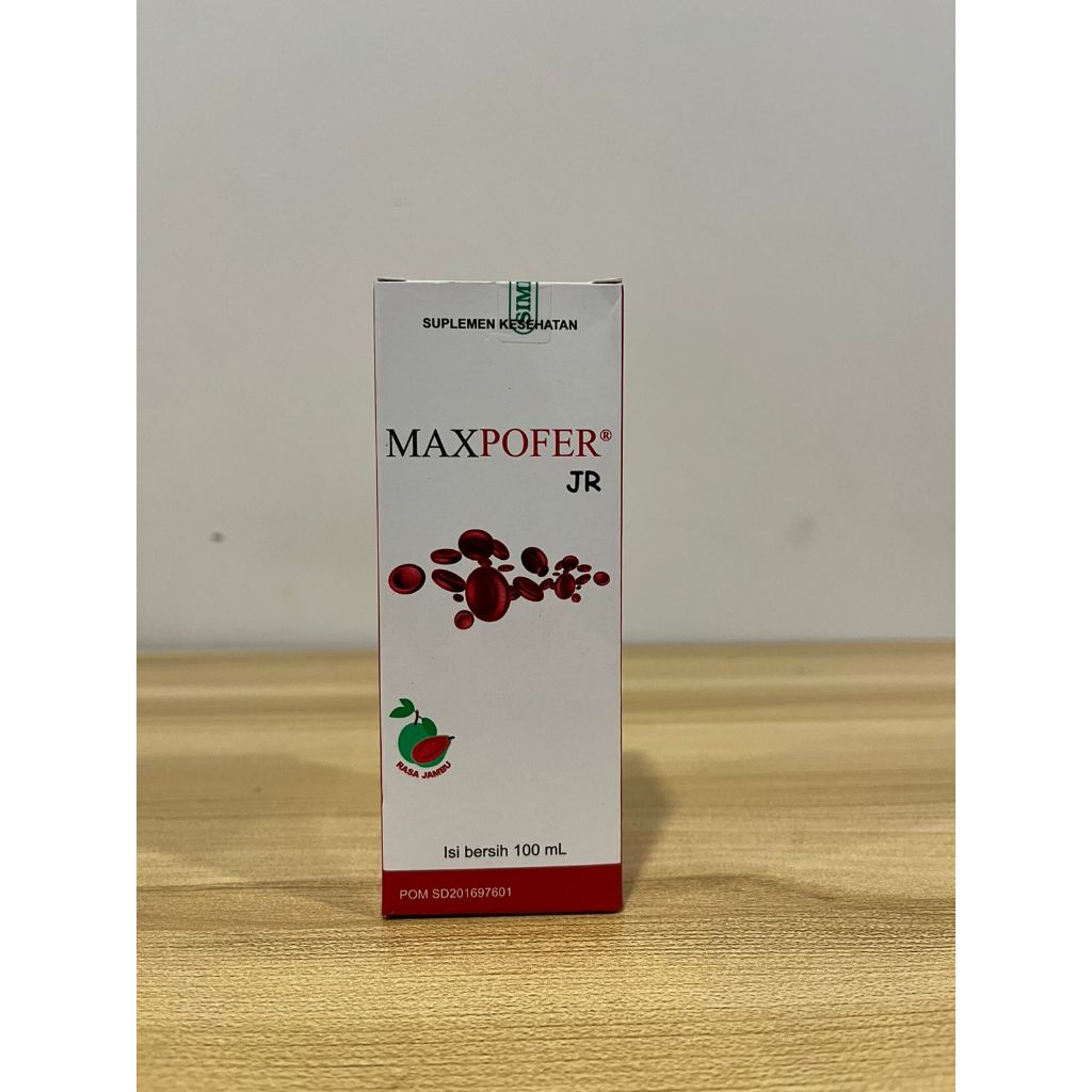 Maxpofer JR Sirup 100ml untuk anak anak