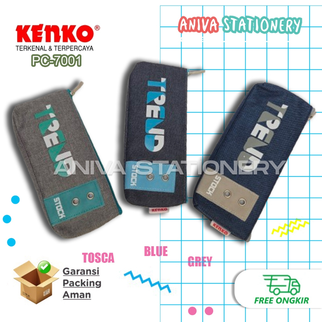

Kenko Pencil Case Kotak Tempat Pensil Untuk Cowok PC-7001