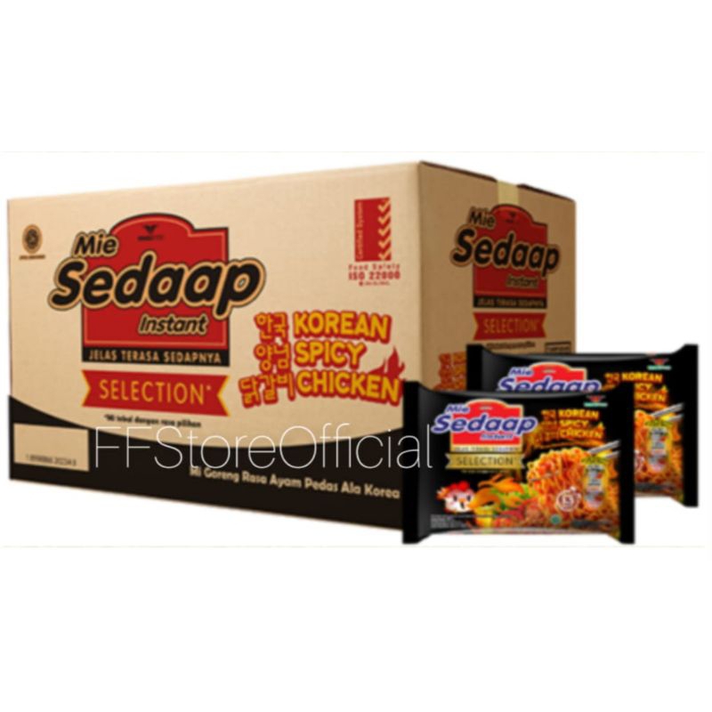 

SEDAAP Mie Instant Korean Spicy Chicken 1 Dus isi 40 Bks