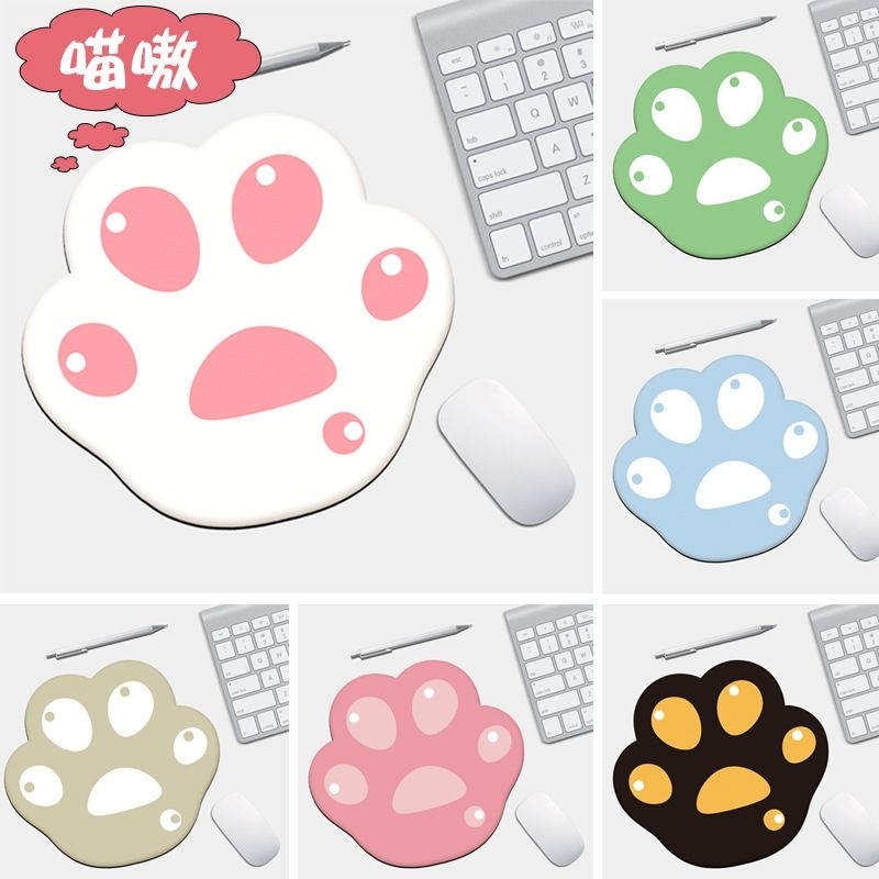 Alas Mouse Mouse Pad  Paw Mousepad Lucu Meja Desktop Alas Pergelangan Tangan Gaming Nyaman Mendukung