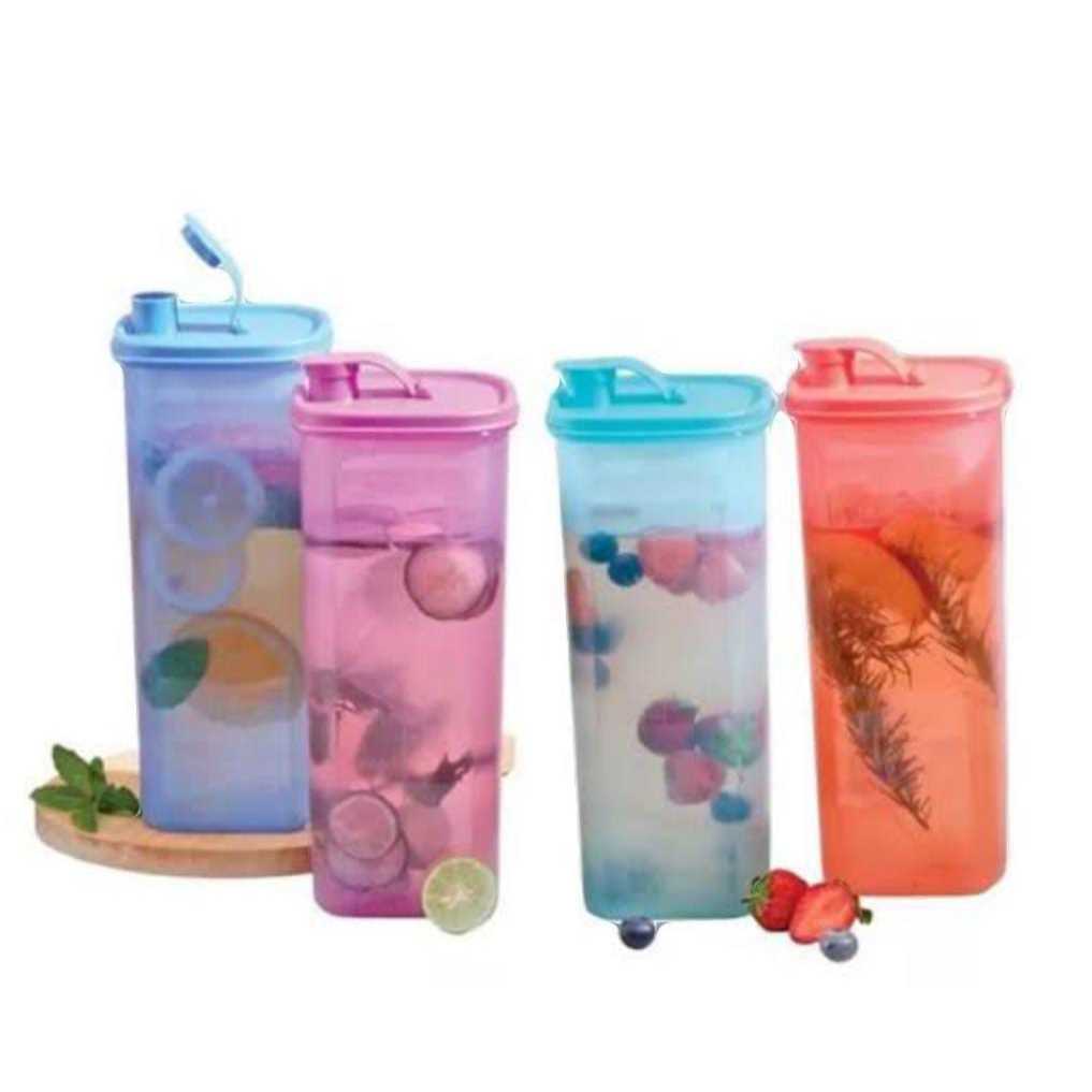 Slim Line 2L (1) Mix Color / Botol Minum Tupperware Original