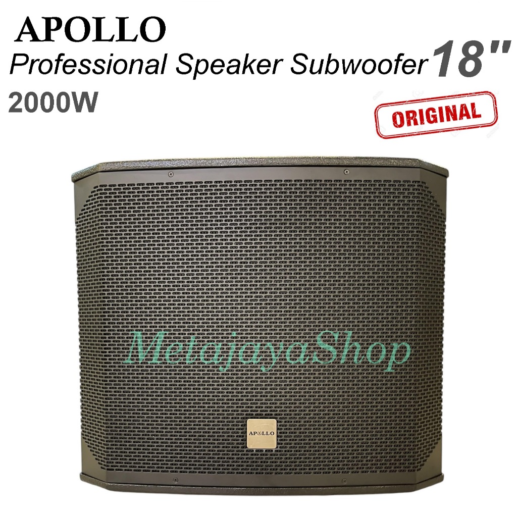 Subwoofer  Active 18 Inch Speaker Subwoofer Active  Apollo 18''