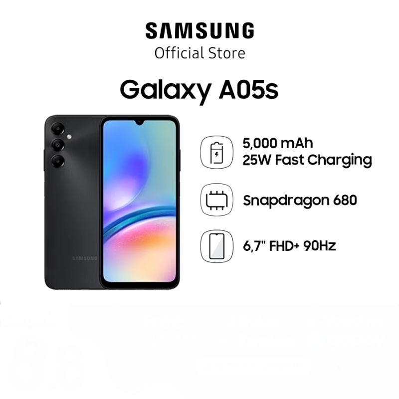 HP SAMSUNG A05S RAM 6/128GB GARANSI RESMI