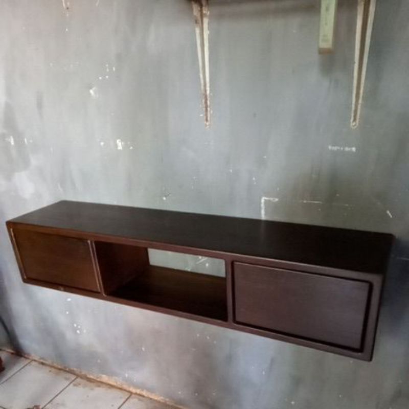 Buffet TV Kayu Jati 110x24x20 cm