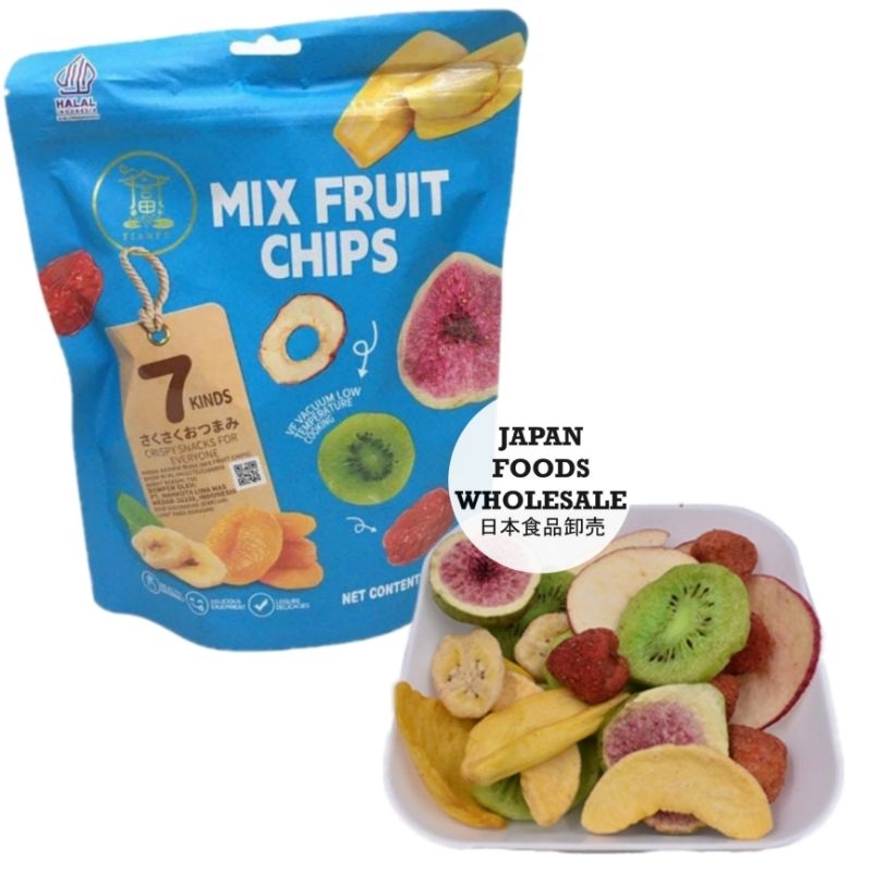 

Tianfu Mix Fruit Chips / keripik buah / cemilan impor