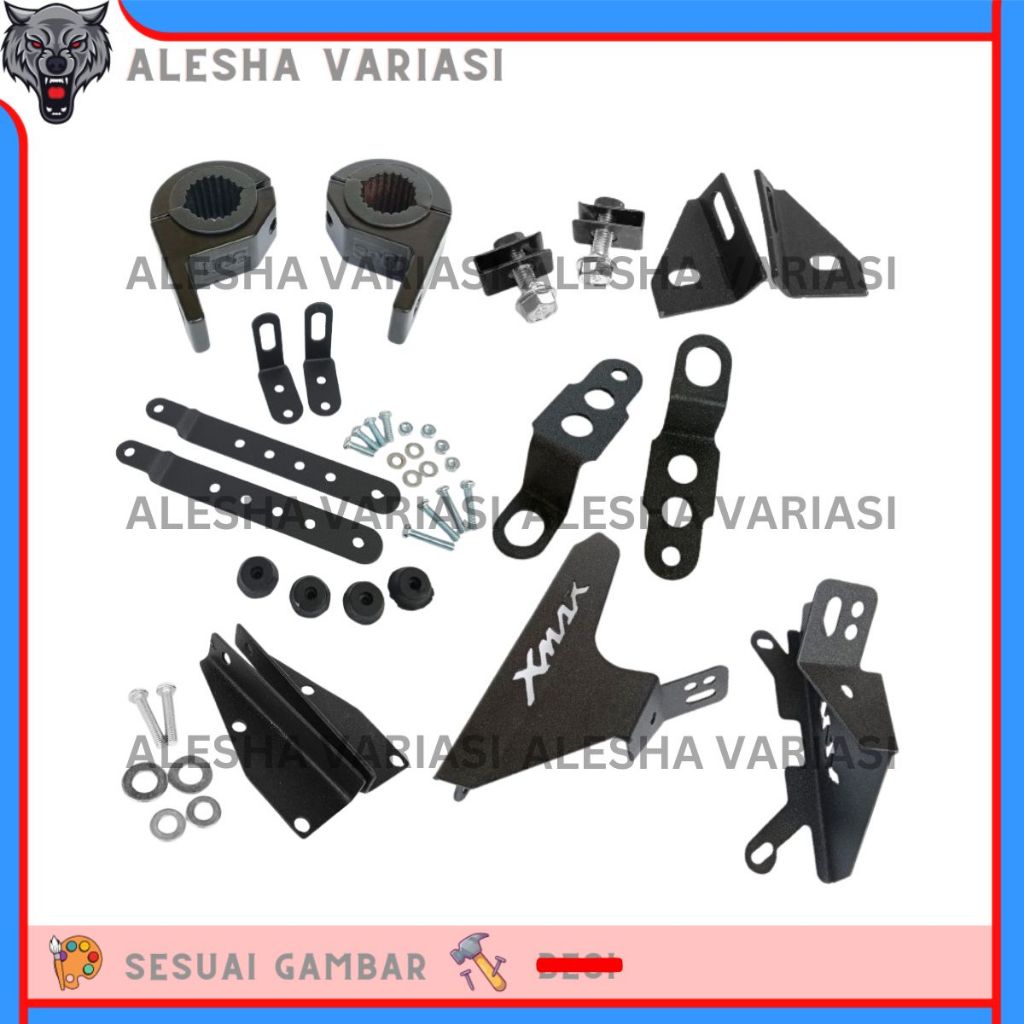 BREKET LAMPU D2 FOGLAMP VARIO BEAT FREEGO BRACKET BRAKET DUDUKAN LAMPU MOTOR NMAX OLD AEROX LEXI XMA
