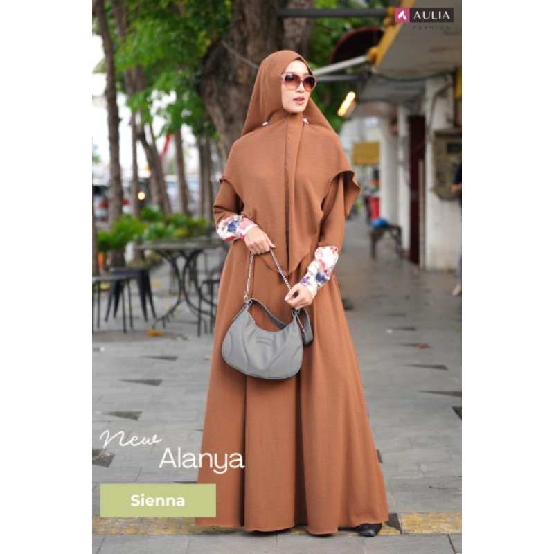 PROMO SPESIAL AWAL TAHUN DISKON 20%, SET GAMIS ALANYA BY AULIA FASHION BARANG ORIGINAL MASIH BARU BU