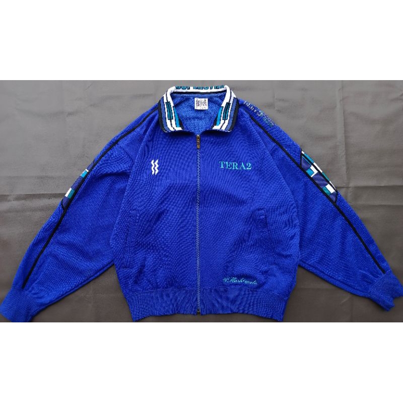 jaket tracktop brand MIZUNO SUPERSTAR colorblock vintage