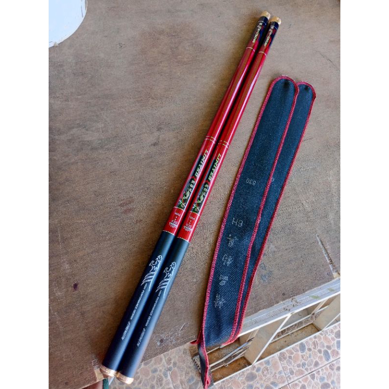 tegek pancing kaku kuat panjang 630 cm