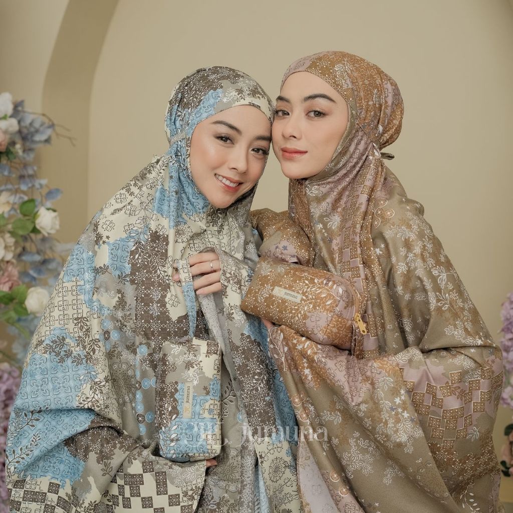 Jumuna - Mukena Travelling Katun Motif Tifany, Aletha