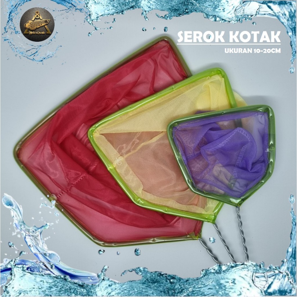SEROKAN IKAN HIAS UKURAN 10-20 CM SESER IKAN HIAS SEROKAN IKAN HIAS SEROK IKAN KECIL JARING IKAN HIA