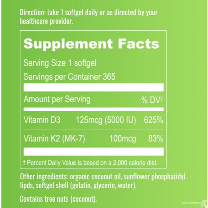 Upnourish Liposomal d3 k2 5000iu Bestseller 365 softgels - liposomal RB7