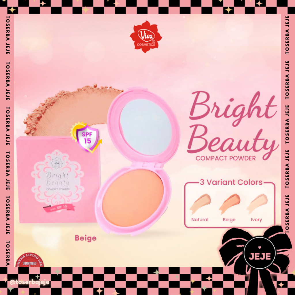 Viva Bright Beauty Compact Powder SPF15 | Bedak Padat