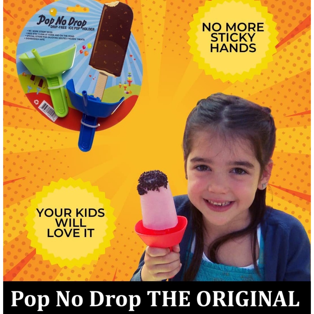 Pop No Drop THE ORIGINAL Tempat Mangkok wadah penampung Penahan Stik Eice cream Es Krim batangan sti