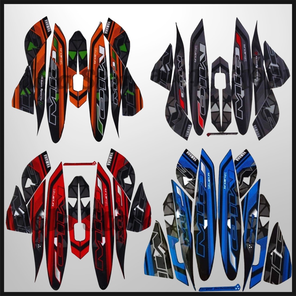 STRIPING STANDART YAMAHA MIO J 2014 STIKER BODY MIO J 2014 LIS BODY MIO J 2014 TERMURAH TERLARIS