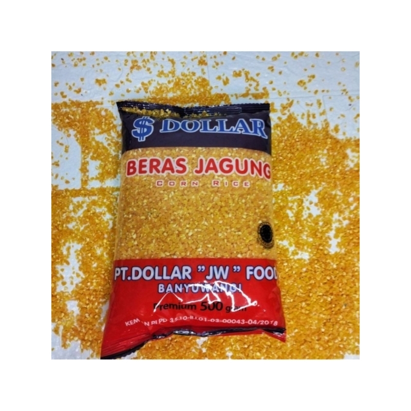 

Beras Jagung Dollar Kemasan 500gram