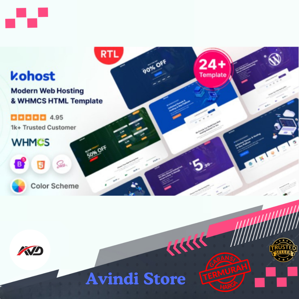 Kohost – Modern Web Hosting & WHMCS Template