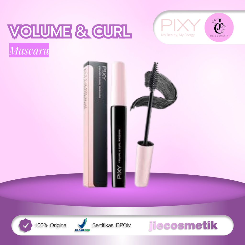 Pixy Volume & Curl Mascara 9 ml | Mascara | Volume | Curl | Tahan Air