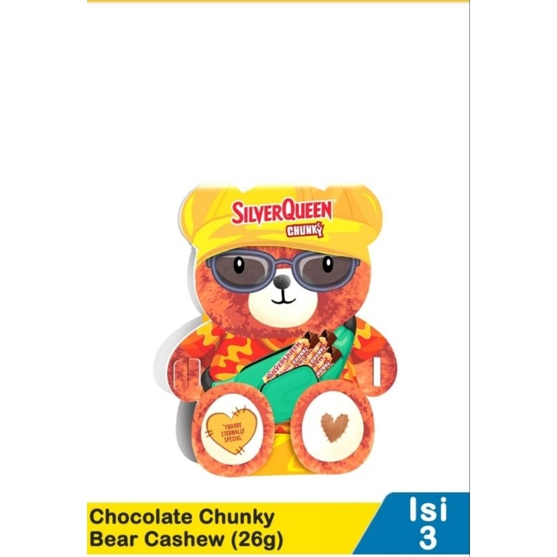 

Silverqueen chunhky bar 3x30gr spesial Valentine