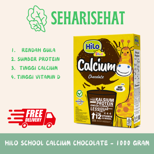 

HiLo School Calcium Chocolate 1000 gram - Susu Tinggi Kalsium