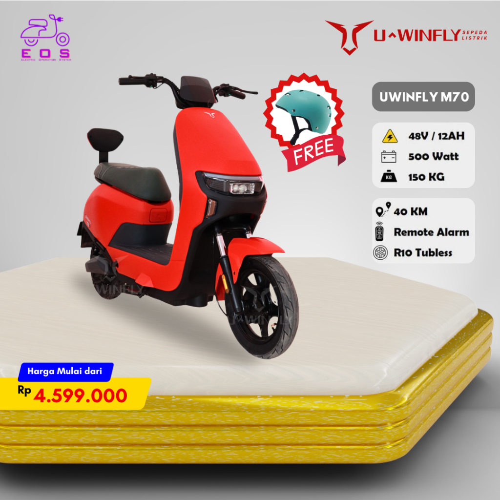 Sepeda Listrik Uwinfly M70 - Power 500 Watt