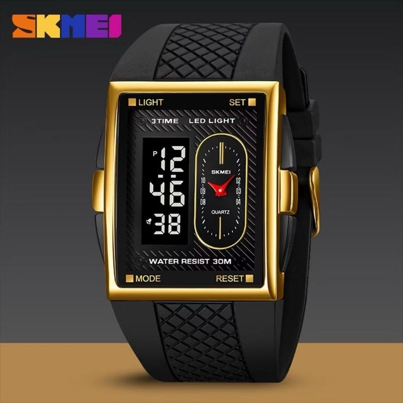 SKMEI Jam Tangan Digital LED Light 30M
