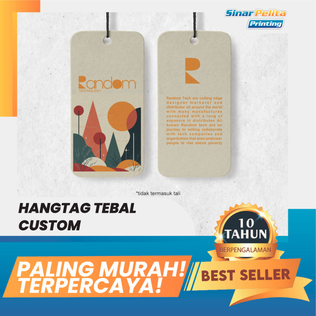 

HANGTAG CUSTOM TEBAL | BAHAN IVORY FREE TEMPLATE | HANGTAG TEBAL BRAND