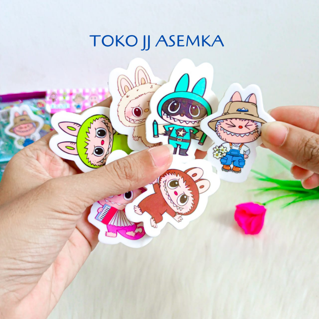 

PENGHAPUS LABUBU GEPENG ERASER HAPUSAN STIP THE MONSTER MACARON LISA BLACKPINK ATK SEKOLAH ANAK COD