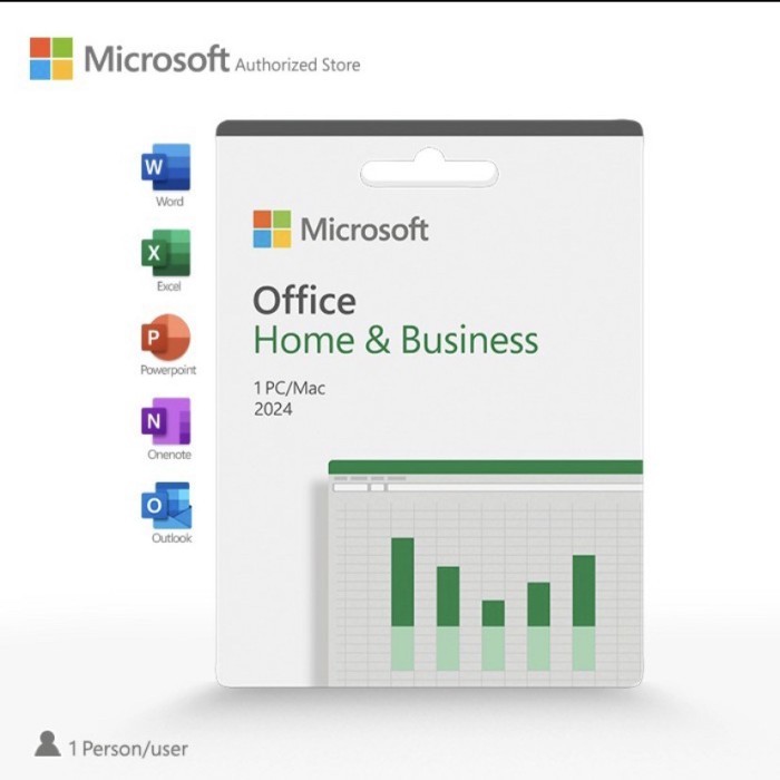 Microsoft office home and business 2024 / Office Home 2024  posa card