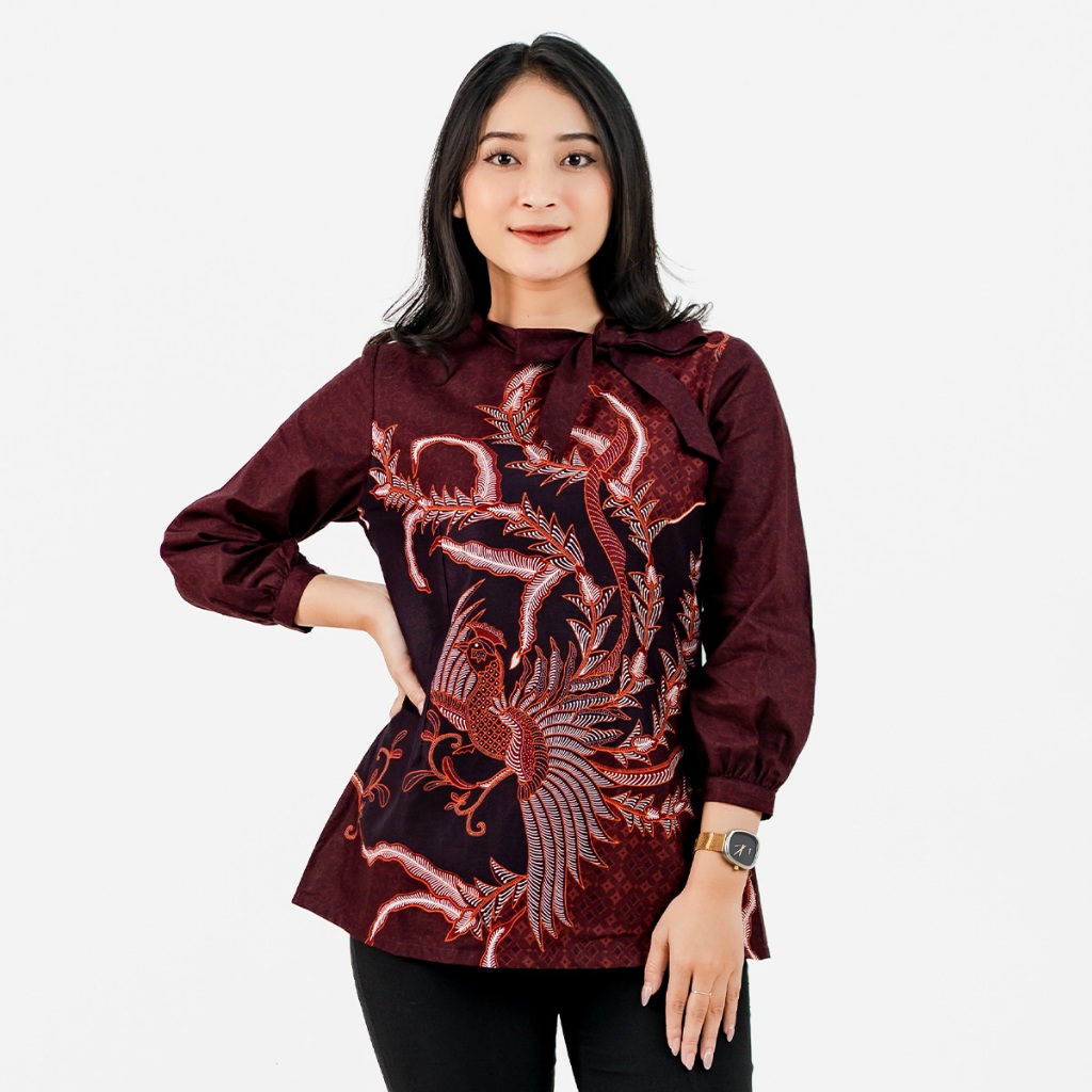 Hadinata Batik Wanita Blouse Gyana Genta