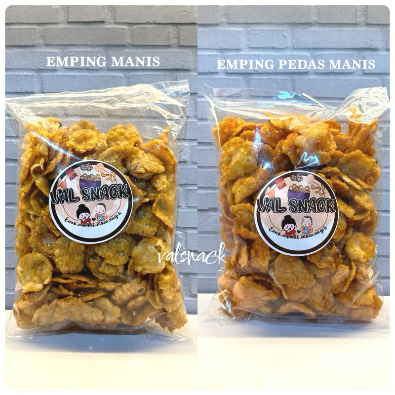 

EMPING PREMIUM 250gr (MANIS / PEDAS / ASIN / BALADO / LEBAR / THAILAND / THAILAND SPESIAL)