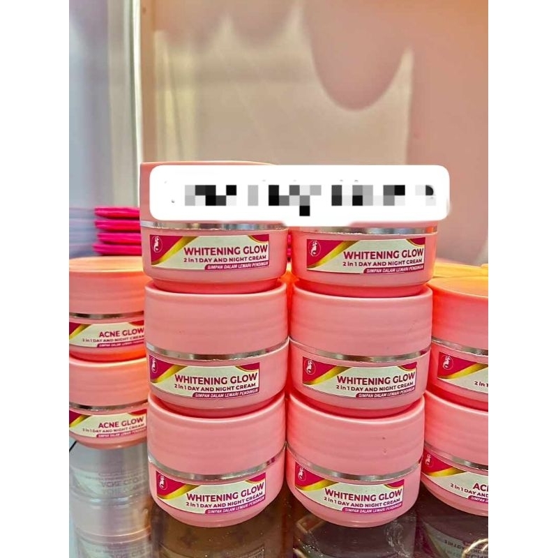 Whitening Glow 2in1 Day&Night Cream (Free Sabun Susu Collagen)