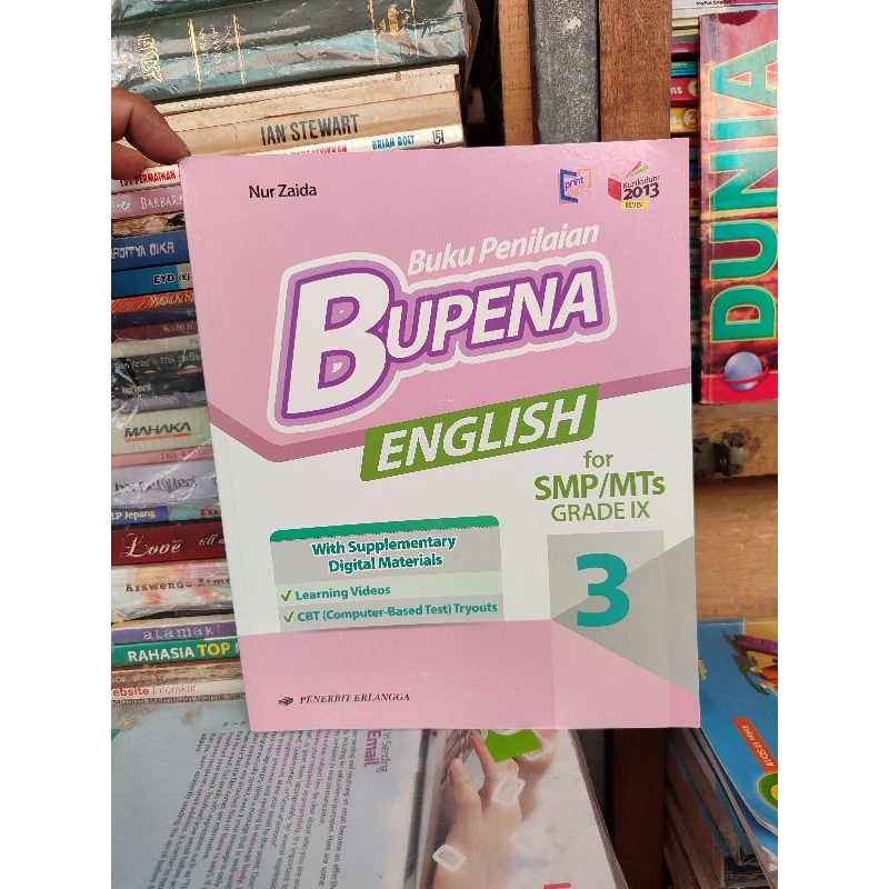 Bupena English. kelas 9 SMP. erlangga