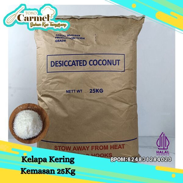 

Kelapa Kering Halus 25kg - Dessicated Coconut