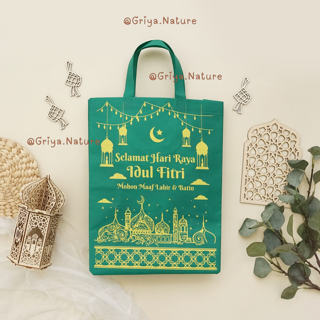 

[COD] GRIYA NATURE | Tas Lebaran Idul Fitri Press JUMBO BESAR 40x30x15cm | Tas Parcel Hari Raya Tas Bingkisan Tas Hajatan Murah | Tas Hampers Souvenir Sovenir Spunbound Spunbund Sembako Goody Tote Goodie Bag Hari Raya Goodiebag Parsel Kain Satuan Lusinan